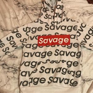 This is a very comfy hoodie to go and just chill in or go out.